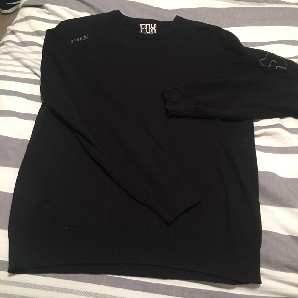 Fox black sweater